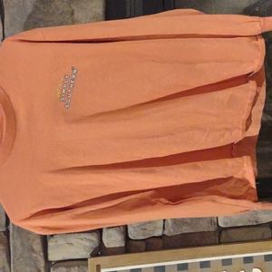 Large orange simply southern long sleeve shirt
